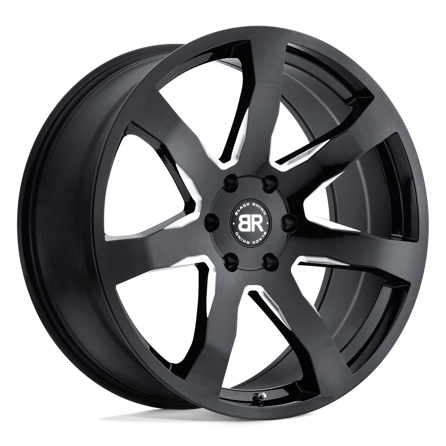 Black Rhino MOZAMBIQUE 22X9.5 30 6X135/6X135 GLOSS BLACK & MILLED