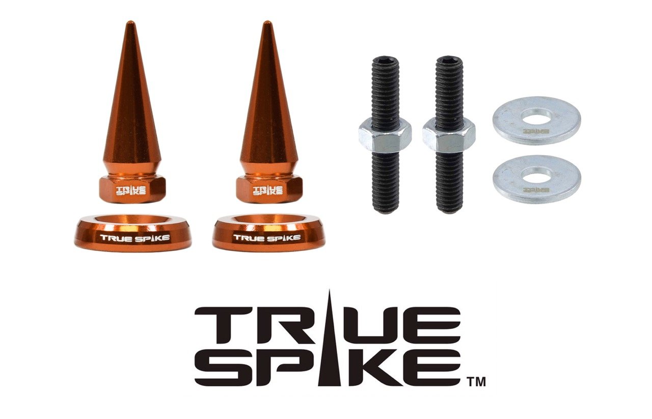 TRUE SPIKE License Plate Washer & Bullet Hardware Kit (4pc Set) LPH005/LPH006 - Tires and Engine Performance