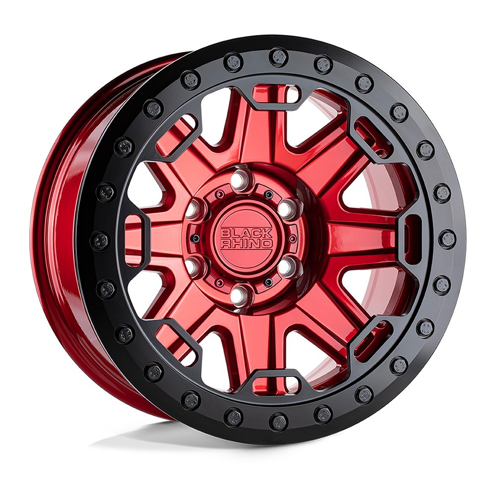 Black Rhino RIFT 17X8.5 0 6X135/6X135 CANDY RED W/ BLACK RING