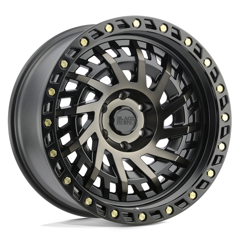 Black Rhino SHREDDER 18X9.5 0 5X127/5X5.0 MATTE BLACK W/ MACHINED DARK TINT
