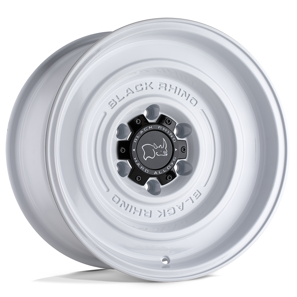Black Rhino SOLID 17X9.5 -12 6X139.7/6X5.5 GLOSS WHITE