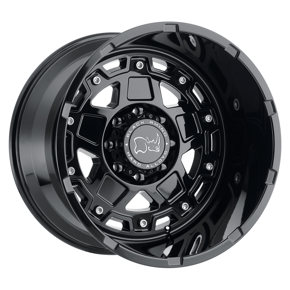 BLACK RHINO COMBAT 22X11.5 -44 8X165.1 GLOSS BLACK