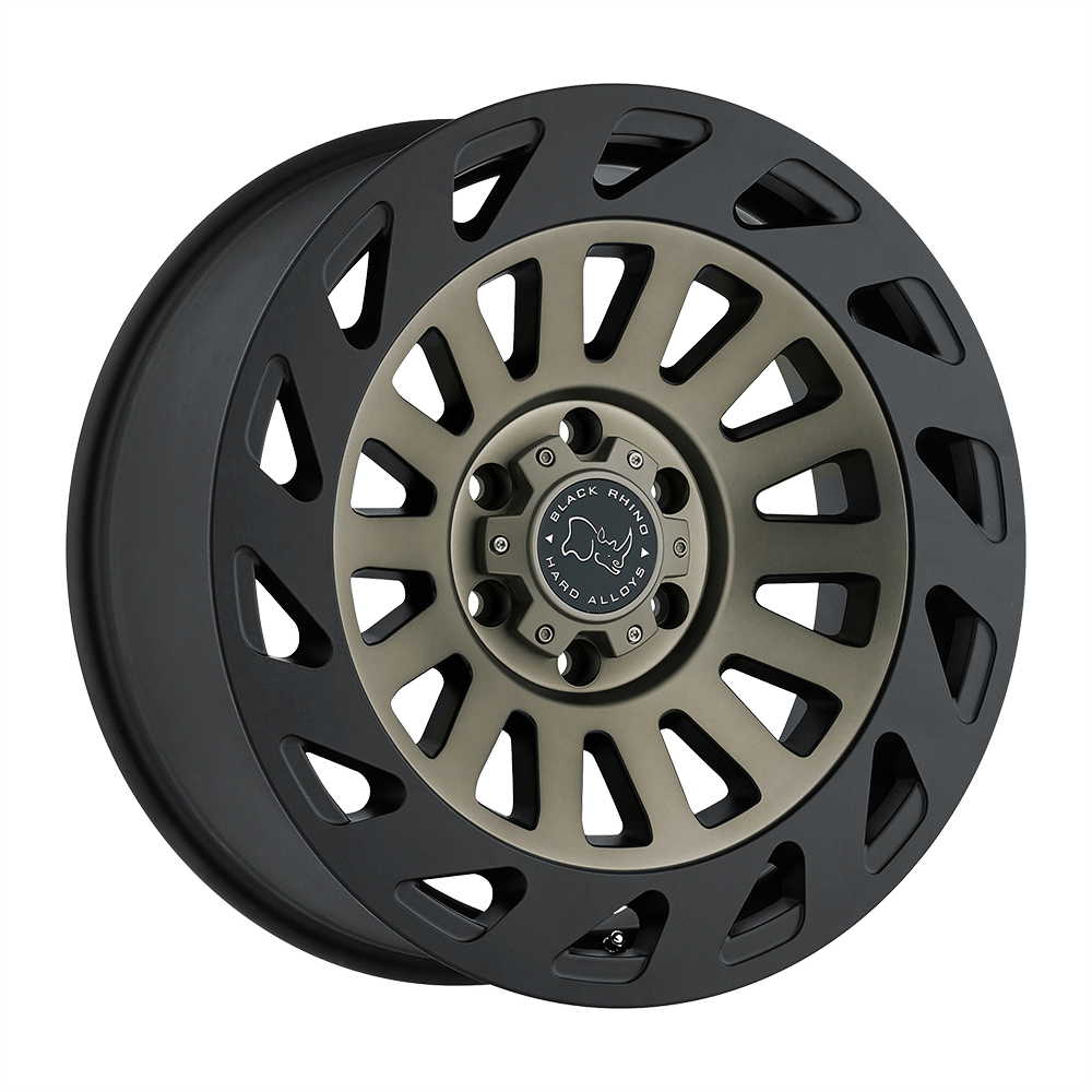 BLACK RHINO MADNESS 17X9 -12 5X127 DARK TINT MACHINE FACE W/ MATTE BLACK LIP