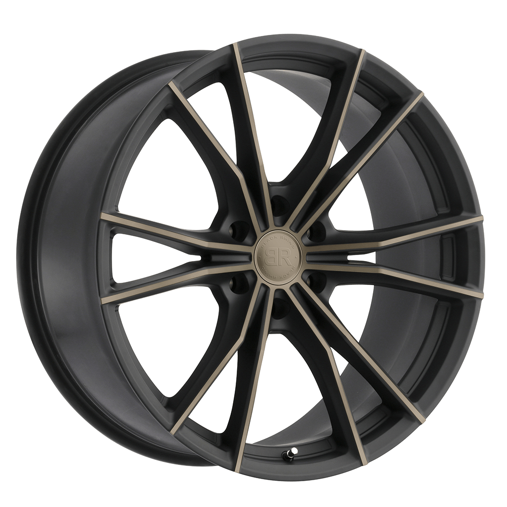 BLACK RHINO ZION 22X9.5 35 5X114.3 MATTE BLACK W/ MACHINED FACE & DARK MATTE TINT