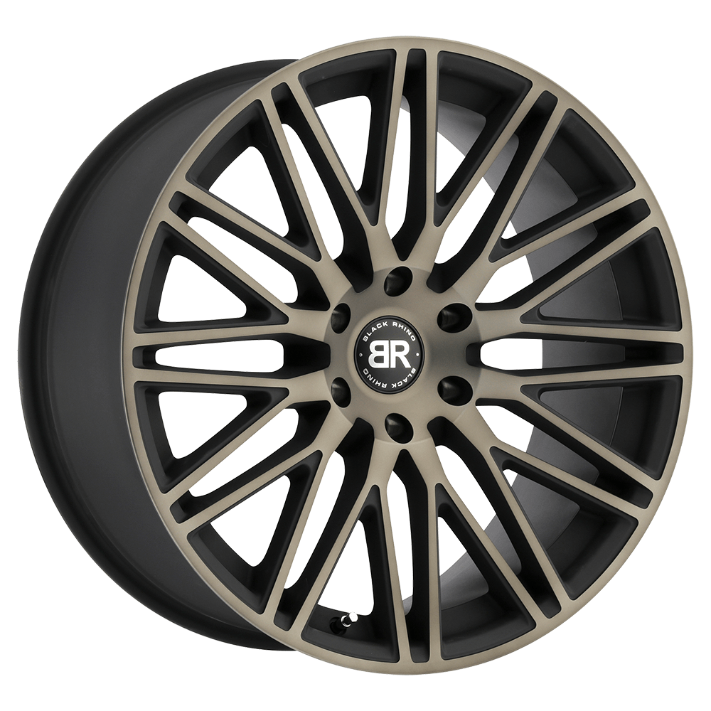 BLACK RHINO ZULU 24X10 30 6X135 MATTE BLACK W/ MACHINED FACE & DARK MATTE TINT