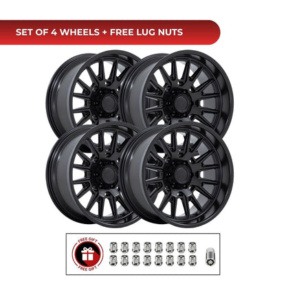 Moto Metal MO814 Tekton 20x10 6x139.7 4pcs | Fits Chevy Silverado 1500 | Free TPMS Sensors or Lug Nuts