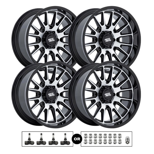 Moto Metal MO814 Tekton 20x10 5x127 GBM 4pcs | Fits Jeep Wrangler | Free TPMS Sensors or Lug Nuts