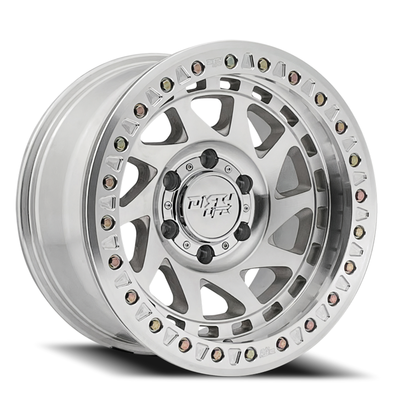 Dirty Life 9313 Enigma Race - 17x9 -12mm 6x139.7 (6x5.5) Machined Wheel | 9313-7983M12