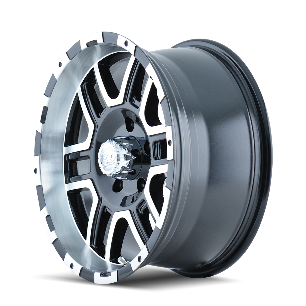 ION 179 17X8 10 6x127 BLACK/MACHINED