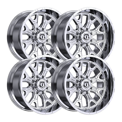 TIS 560C 20x10 -25 6x139.7 4pcs | Fits RAM 1500 | Free TPMS Sensors or Lug Nuts