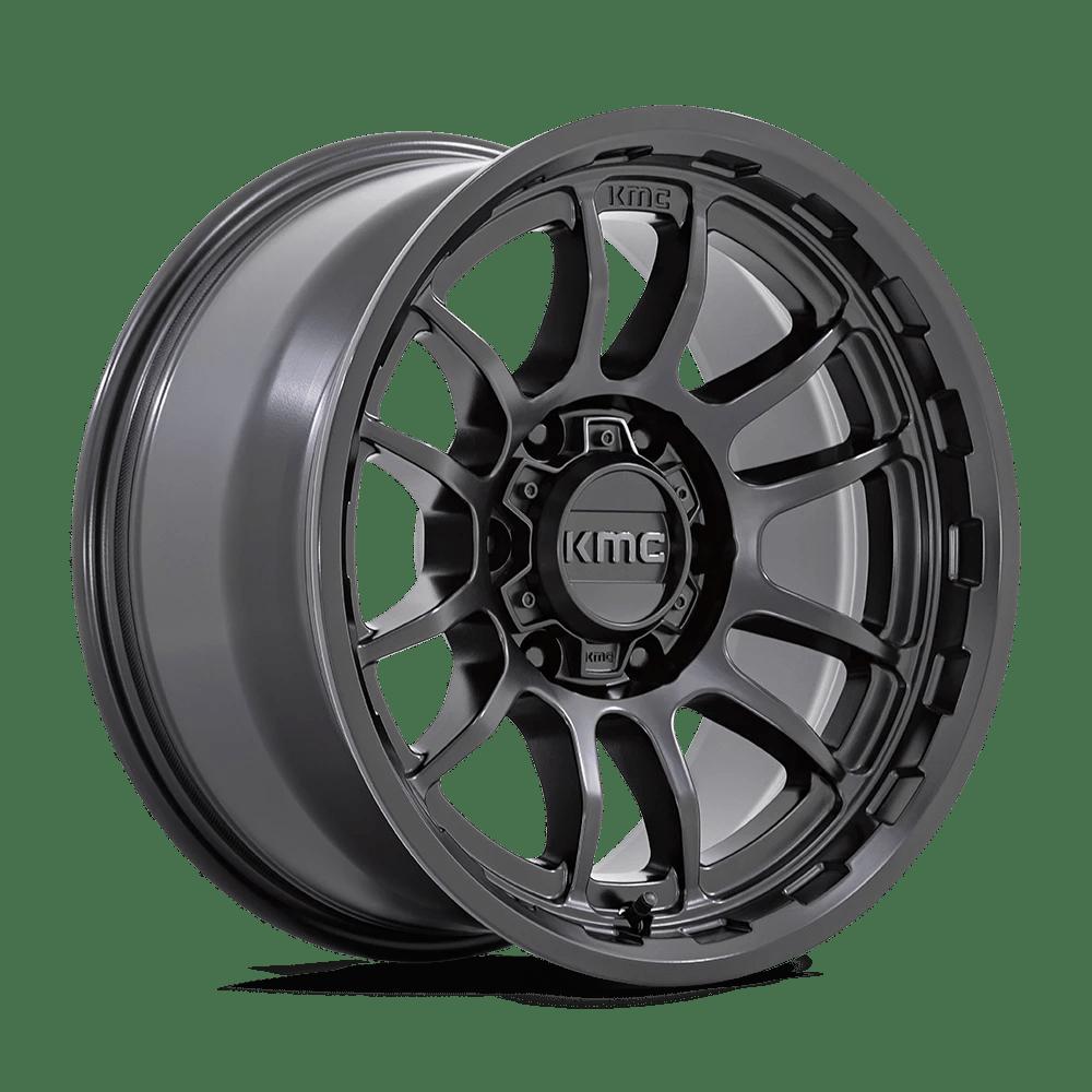 KMC KM727 WRATH 17X8.5 0 6X135/6X5.3 SATIN BLACK