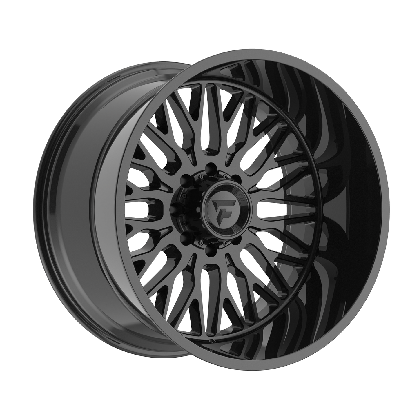Fittipaldi FA25 26X14 -76   8x6.50 Gloss Black