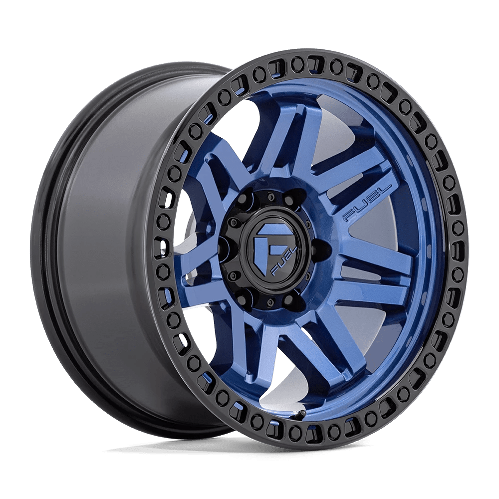 Fuel 1PC D813 SYNDICATE 17X9 1 6X139.7 DARK BLUE WITH BLACK RING