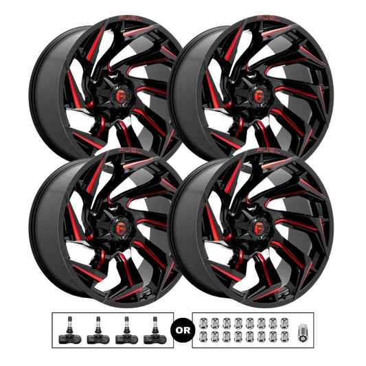 Fuel D755 Reaction 20x10 5x127 4pcs | Fits Jeep Wrangler | Free TPMS Sensors or Lug Nuts
