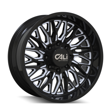 Cali Off-Road Crusher - 22x10 -19mm 8x180 Gloss Black Milled Wheel | 9118-22178BM