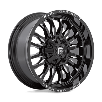Fuel 1PC D795 ARC 20X9 1 5X114.3/5X127/5X4.5/5.0 Gloss Black Milled