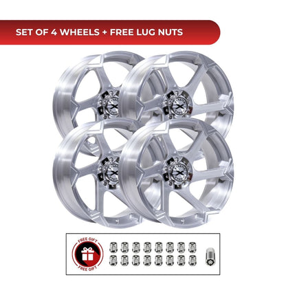Xtreme Force XF-11 20x10 5x127 4pcs | Fits Jeep Wrangler | Free TPMS Sensors or Lug Nuts