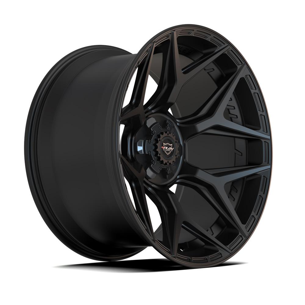 4PLAY Gen3 4P06 24x10 6x5.5 & 6x135mm 18et in Matte Black Wheel