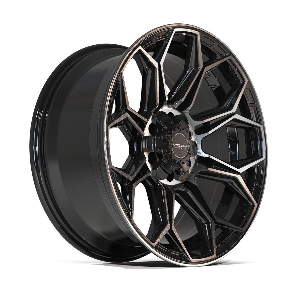 4PLAY Gen3 4P83 20x9 6x135mm & 6x5.5" +0et in Brushed Black