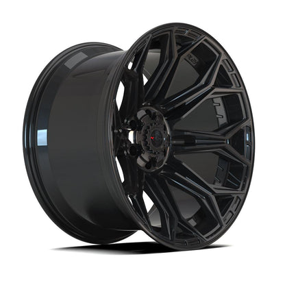 4PLAY Gen3 4P83 22x12 6x5.5 & 6x135mm -44et in Gloss Black Wheel