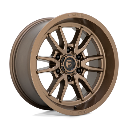 Fuel 1PC D788 CLASH 18X9 -12 6X139.7/6X5.5 Bronze