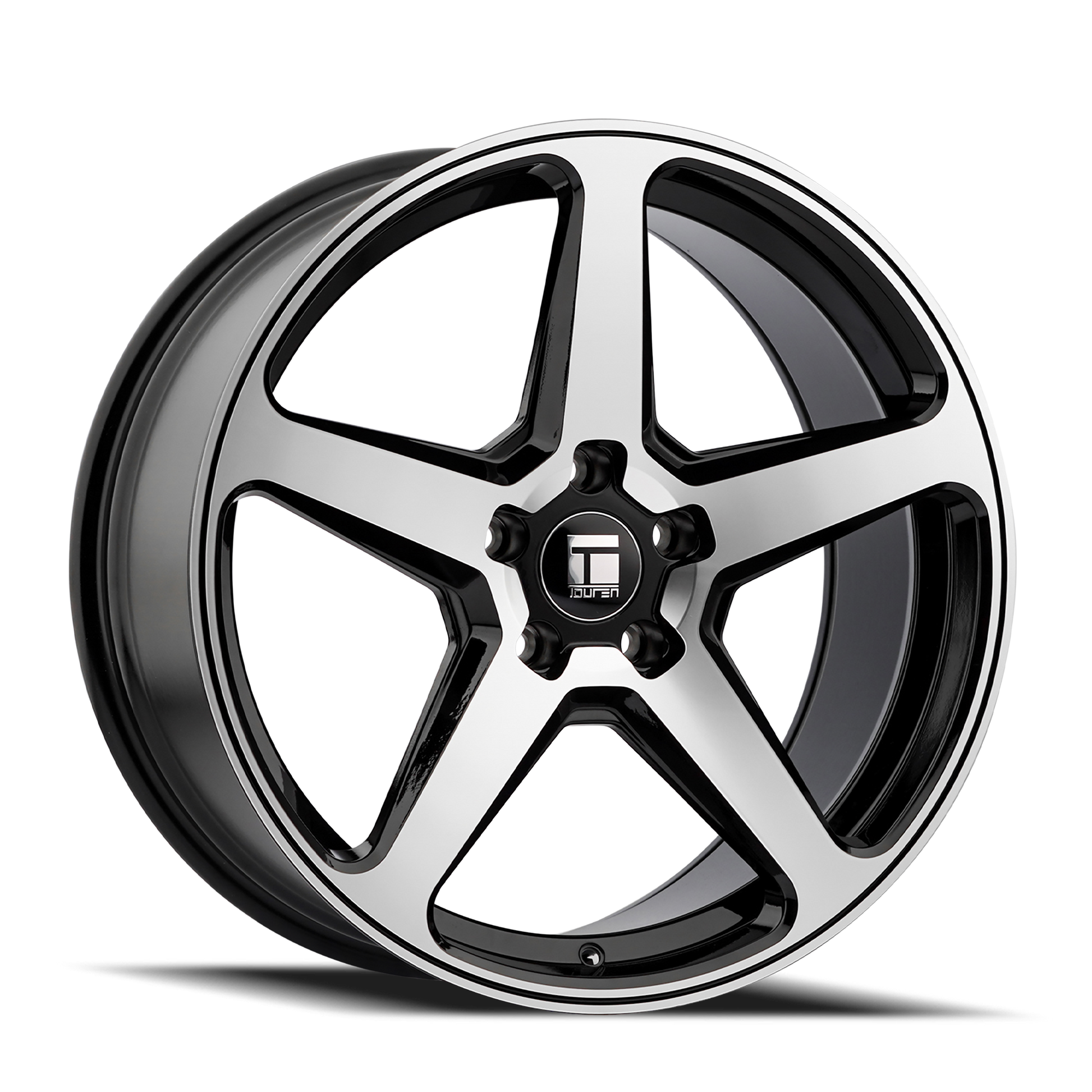TOUREN TF96 - 20x9 35mm 5x120 GLOSS BLACK MACHINED Wheel | 3296-2912MB35