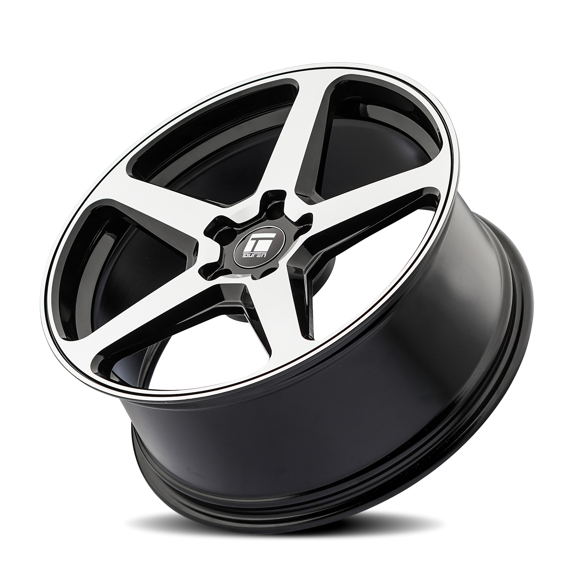 TOUREN TF96 - 20x9 35mm 5x114.3 GLOSS BLACK MACHINED Wheel | 3296-2965MB35