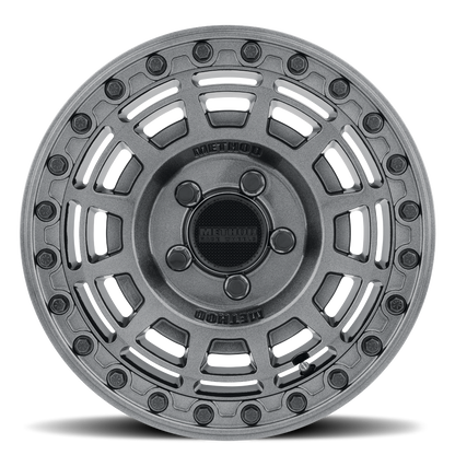 Method 415 15x7 5x114.3 (5x4.5) 38mm UTV Beadlock Gloss Graphite - Gloss Graphite Ring MR415570121252B