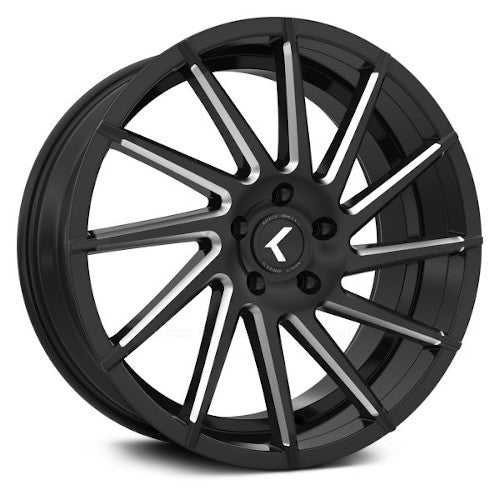 KRAZE SPINNER KR181 22X8.5 40 5x112 BLACK/MILLED