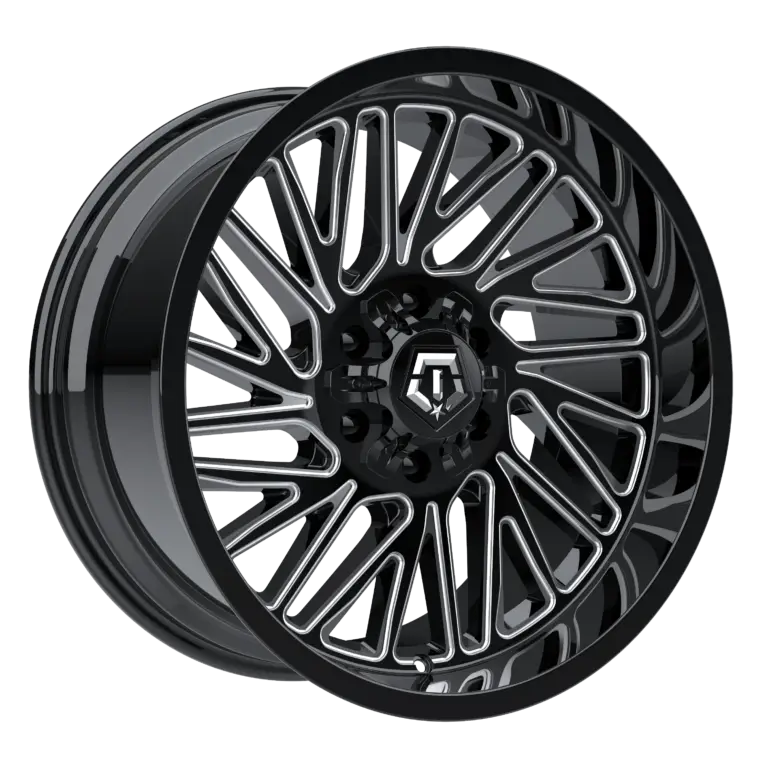 TIS 553BM 20X10 -12 8x180 Gloss Black Milled