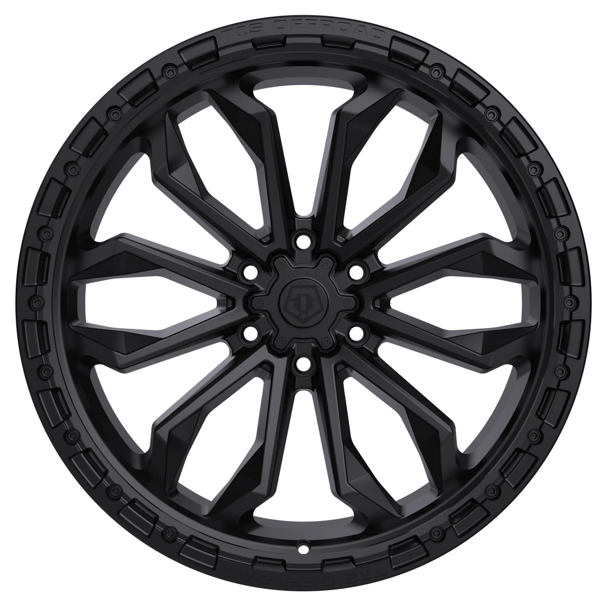 TIS 556SB 17X9 +25 6x5.50 Satin Black