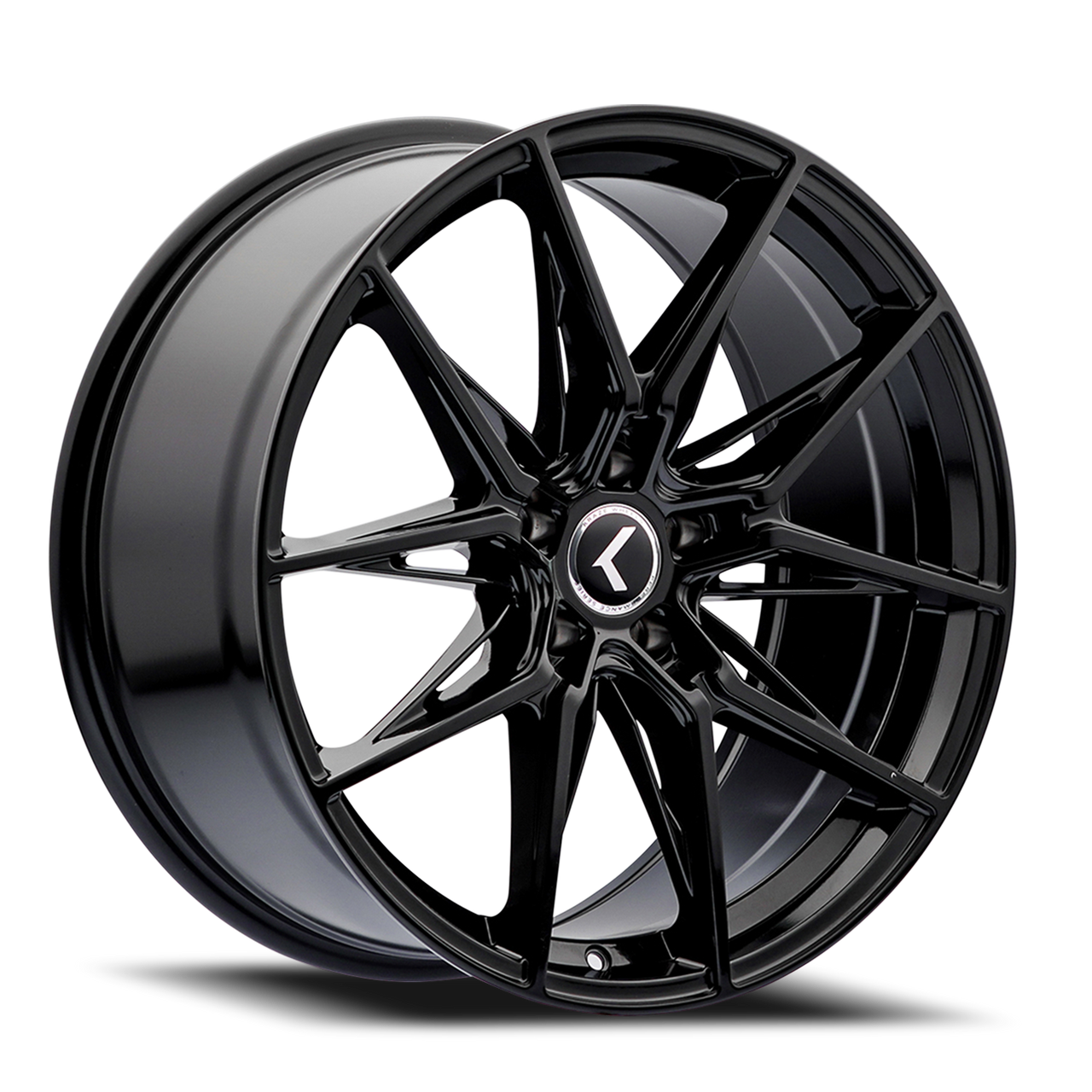 Kraze KR196 Evolve - 18x8.5 30mm 5x120 Gloss Black Wheel | KR196-8812GB30