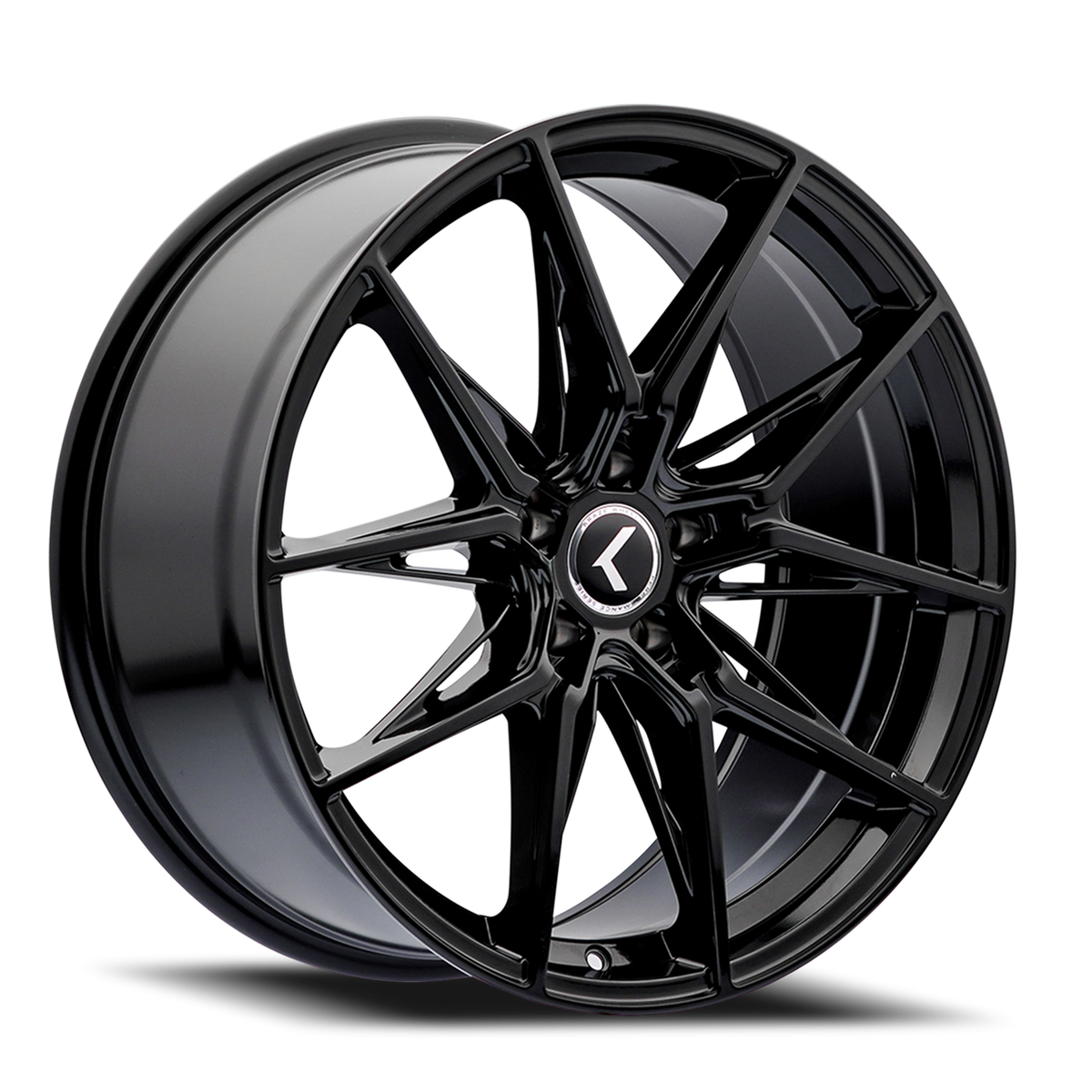 Kraze KR196 Evolve - 18x8.5 30mm 5x120 Gloss Black Wheel | KR196-8812GB30
