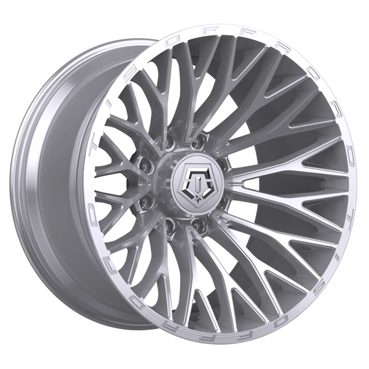 TIS 566BSM 26X12 -44 6x135 Brushed Silver Milled
