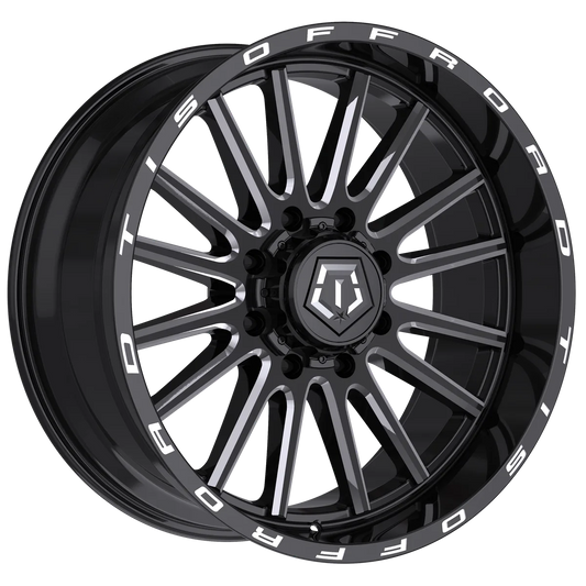 TIS 567BM 26X12 -44 6x135/6x5.50 Gloss Black Milled