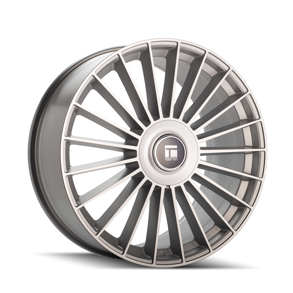 TOUREN TR10 - 24x10 35mm 5x114.3, 5x127 SATIN SILVER MACHINED Wheel | 3610-24156S35