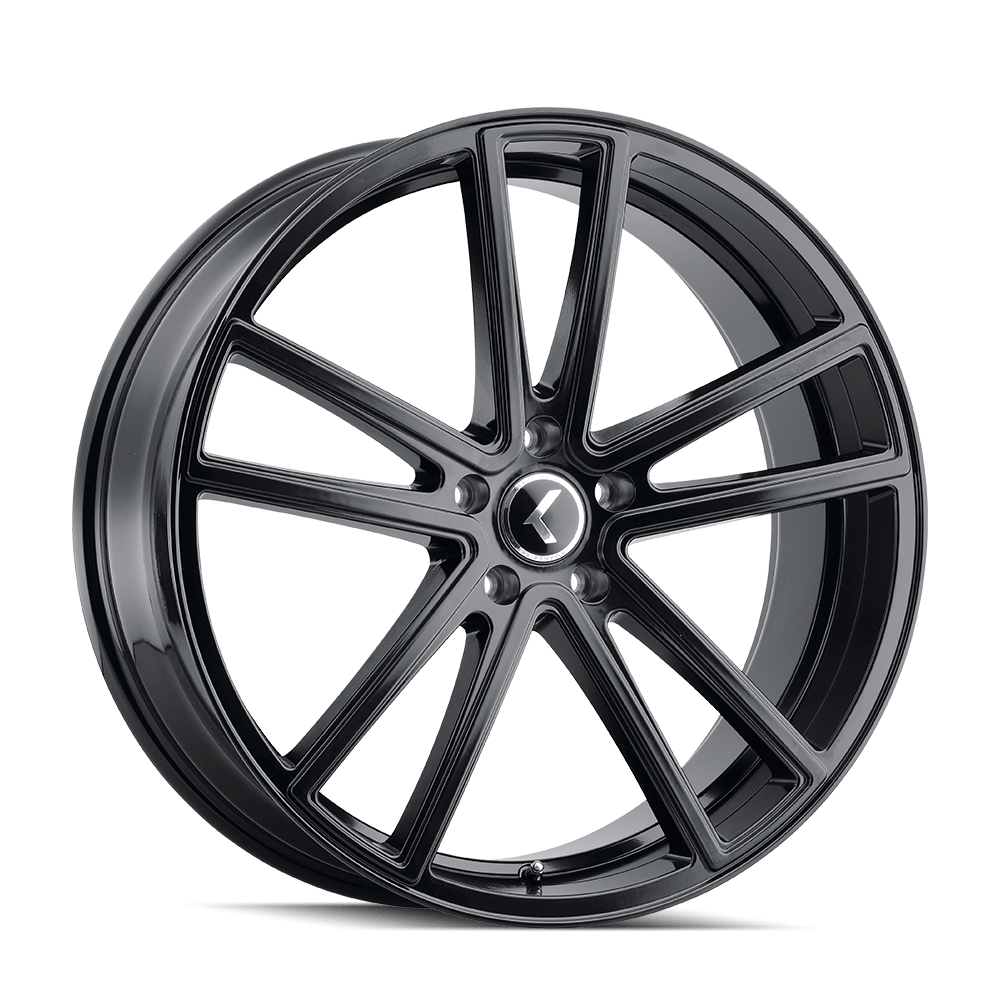 Kraze KR190 Lusso - 22x8.5 38mm 5x115 Gloss Black Wheel | KR190-22864GB38