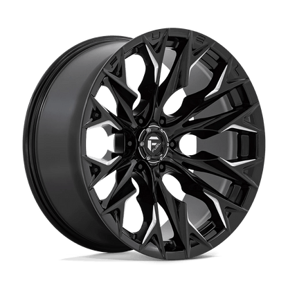 Fuel 1PC D803 FLAME 22X10 -18 6X139.7 GLOSS BLACK MILLED