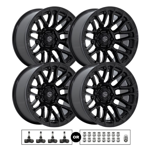 Fuel FC899 Chisel 20x10 5x127 4pcs | Fits Jeep Wrangler | Free TPMS Sensors or Lug Nuts