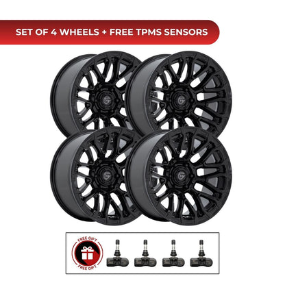 Fuel FC899 Chisel 20x10 6x139.7 4pcs | Fits Chevy Silverado 1500 | Free TPMS Sensors or Lug Nuts
