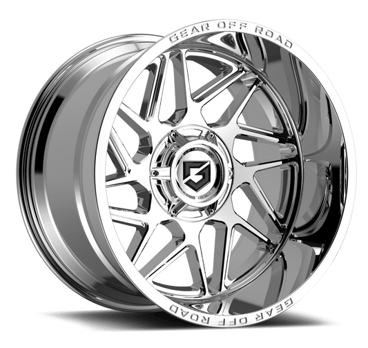 Gear Off Road 761C RATIO 18X9 +18 8X180 Chrome