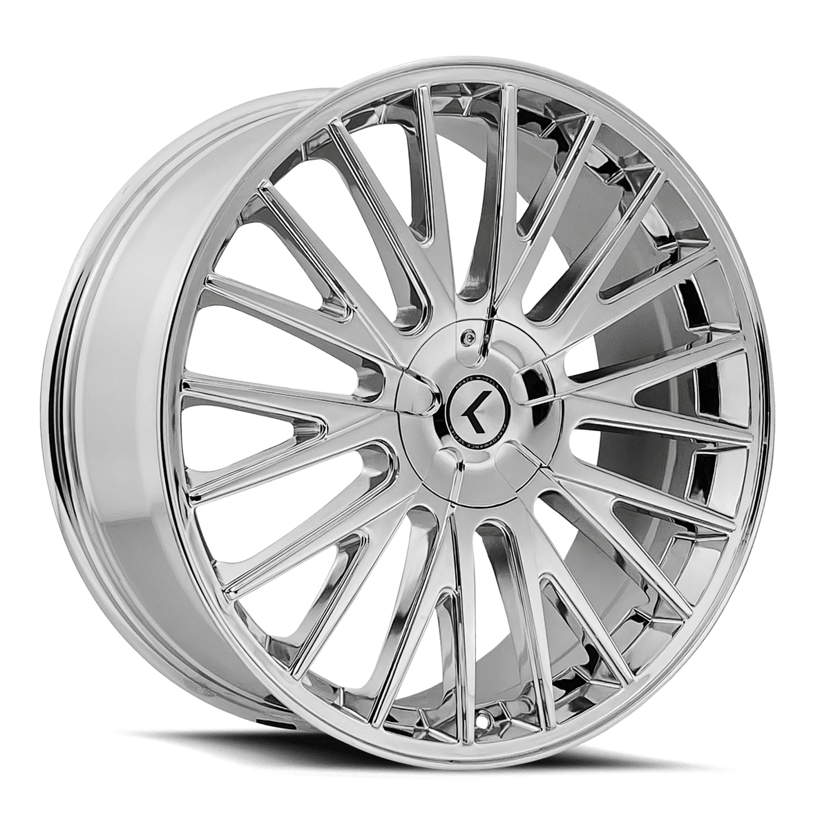 Kraze KR185 Double Down - 20x8 38mm 5x112, 5x120 Chrome Wheel | KR185-2809C38