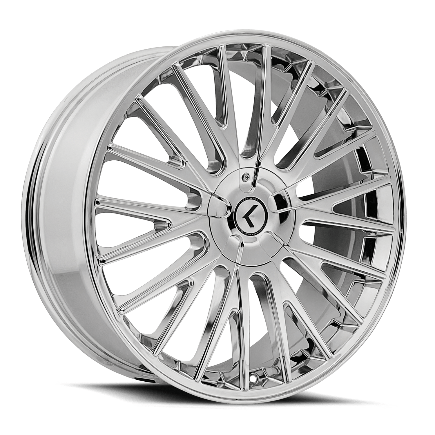 Kraze KR185 Double Down - 20x8 38mm 5x112, 5x120 Chrome Wheel | KR185-2809C38