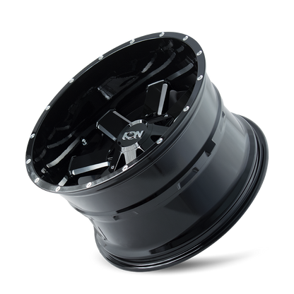 ION 141 17X9 18 6x120/6x139.7 GLOSS BLACK MILLED