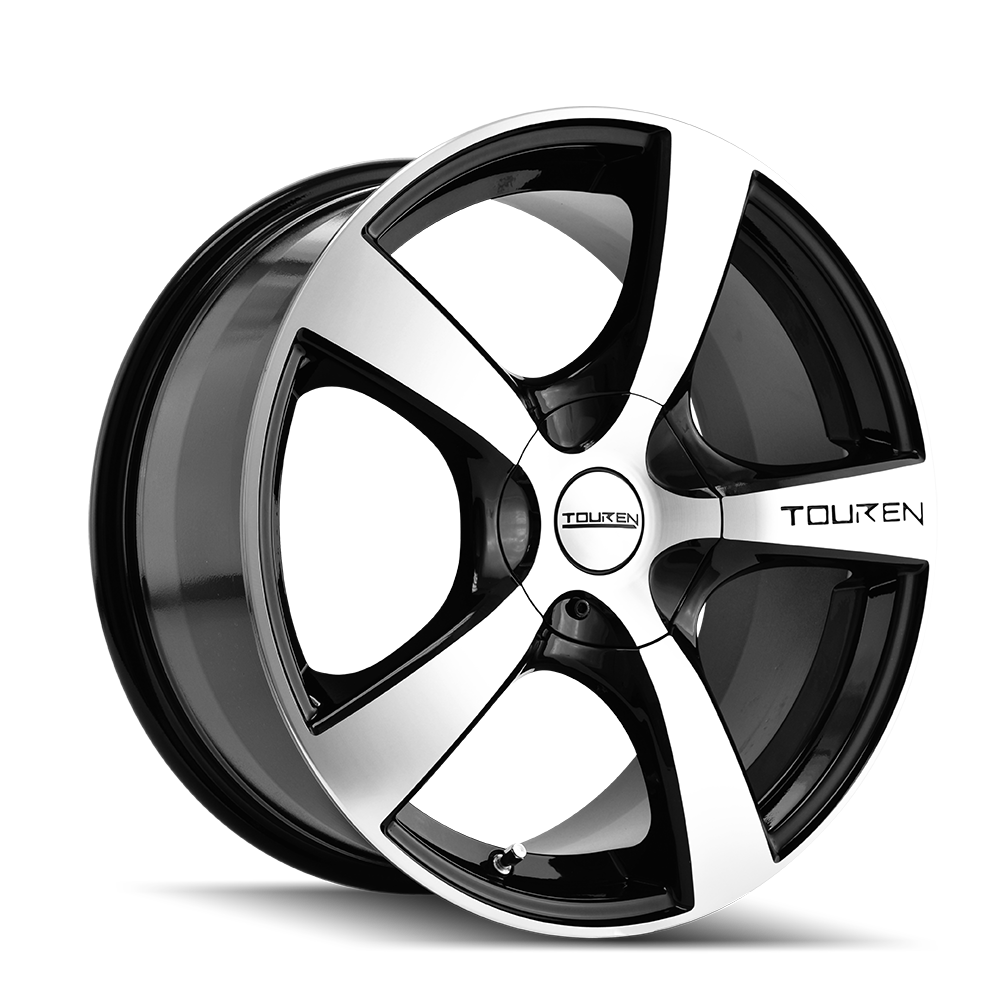 TOUREN TR90 - 16x7 42mm 5x105, 5x108 GLOSS BLACK MACHINED Wheel | 3190-6728M