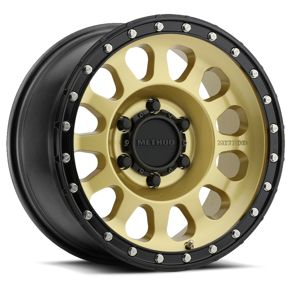 Method 315 17x8.5 6x139.7 (6x5.5) 0mm Gold - Black Lip MR31578560100