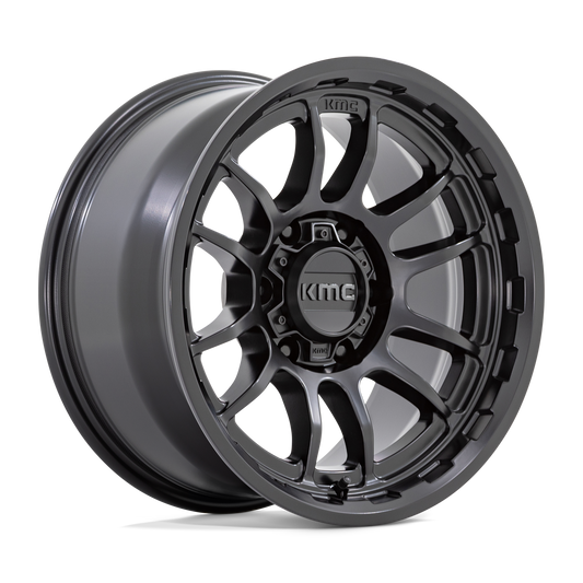 KMC KM727 WRATH 20X9 0 6X139.7/6X5.5 SATIN BLACK