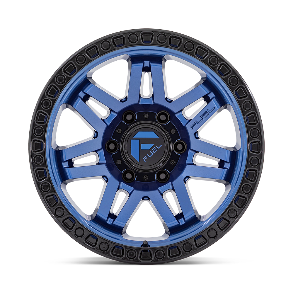 Fuel 1PC D813 SYNDICATE 17X9 1 6X139.7 DARK BLUE WITH BLACK RING