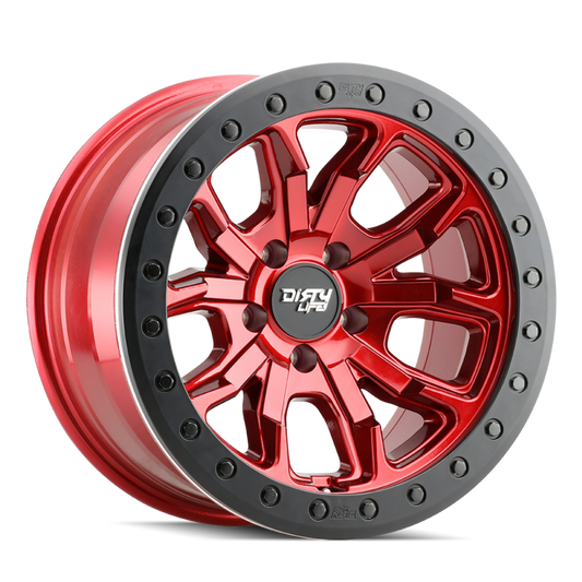DIRTY LIFE DT-1 9303 17X9 -12 6x135 CRIMSON CANDY RED