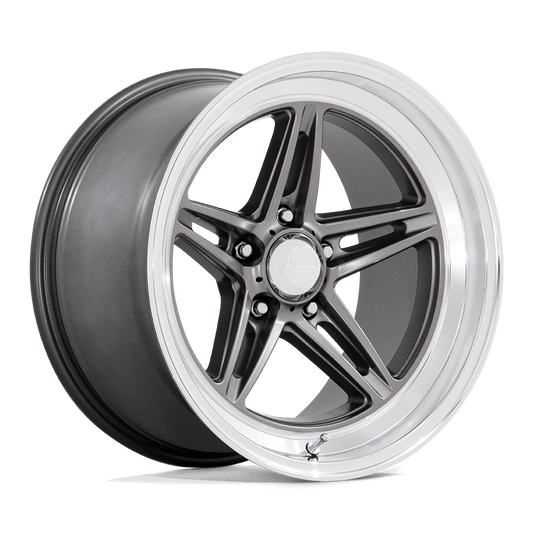 AMERICAN RACING VINTAGE VN514 GROOVE 18x7 0 5x114.3 ANTHRACITE W/ DIAMOND CUT LIP